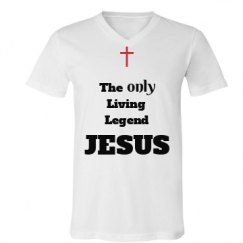 Unisex V-Neck Jersey Tee