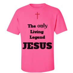 Unisex Ultra Cotton Safety Neon Crewneck Tee