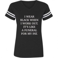 Ladies Relaxed Fit Vintage Sports Tee