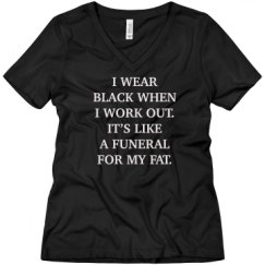 Ladies Relaxed Fit V-Neck Tee