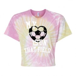 Women's Tie Dye Crop Top Tee