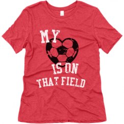 Ladies Relaxed Fit Super Soft Triblend Tee