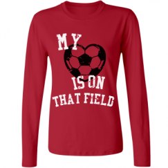 Ladies Relaxed Fit Basic Long Sleeve Tee