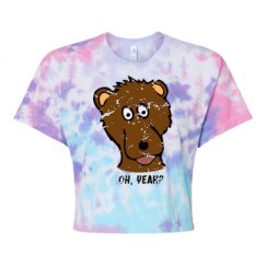 Women's Tie Dye Crop Top Tee