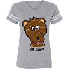 Ladies Relaxed Fit Vintage Sports Tee