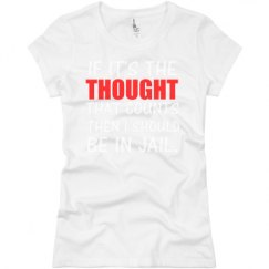 Ladies Slim Fit Basic Promo Jersey Tee