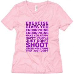 Ladies Relaxed Fit V-Neck Tee