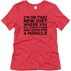 Ladies Relaxed Fit Super Soft Triblend Tee