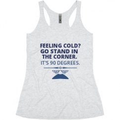 Ladies Slim Fit Super Soft Racerback Triblend Tank