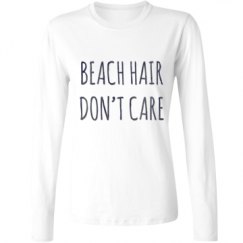 Ladies Relaxed Fit Basic Long Sleeve Tee