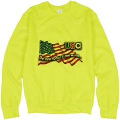 Unisex Neon Crewneck Sweatshirt