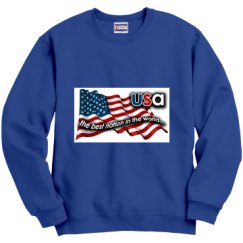 Unisex Film and Foil Crewneck Sweatshirt