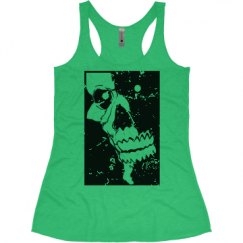 Ladies Slim Fit Super Soft Racerback Triblend Tank