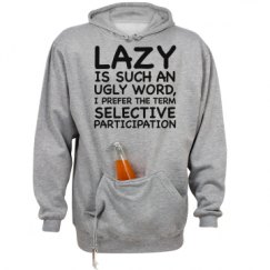 Unisex Beer Holder Tailgate Hoodie