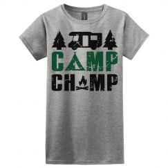 Camp Champ Ladies Relaxed Basic Tee