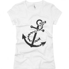 Ladies Slim Fit Basic Promo Jersey Tee