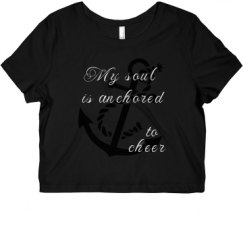 Ladies Slim Fit Crop Top Tee