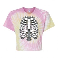 Women's Tie Dye Crop Top Tee