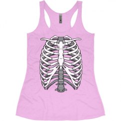 Ladies Slim Fit Super Soft Racerback Triblend Tank