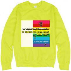 Unisex Neon Crewneck Sweatshirt