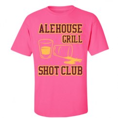 Unisex Ultra Cotton Safety Neon Crewneck Tee