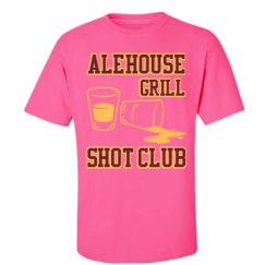 Unisex Ultra Cotton Safety Neon Crewneck Tee