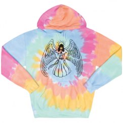 Unisex Tie-Dye Fleece Hoodie