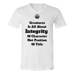 Unisex V-Neck Jersey Tee