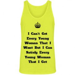 Unisex Jersey Neon Tank Top