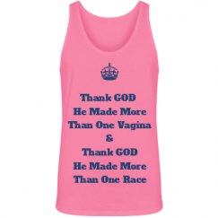 Unisex Jersey Neon Tank Top