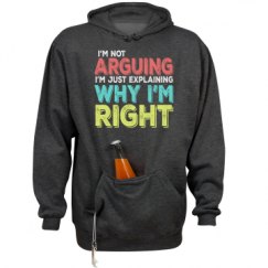 Unisex Beer Holder Tailgate Hoodie
