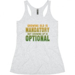 Ladies Slim Fit Super Soft Racerback Triblend Tank