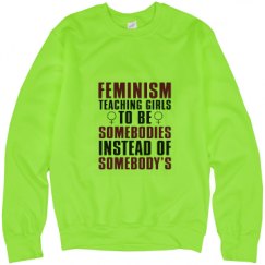 Unisex Neon Crewneck Sweatshirt