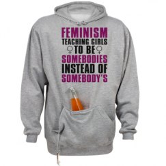 Unisex Beer Holder Tailgate Hoodie