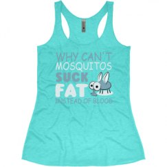 Ladies Slim Fit Super Soft Racerback Triblend Tank