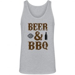 Beer & BBQ Unisex Tank