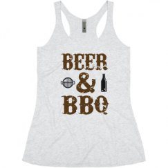 Ladies Slim Fit Super Soft Racerback Triblend Tank