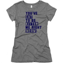 Ladies Slim Fit Super Soft Triblend Tee