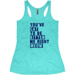Ladies Slim Fit Super Soft Racerback Triblend Tank