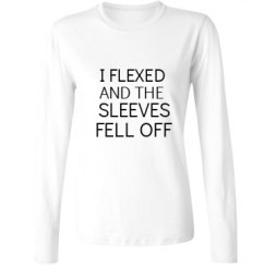 Ladies Relaxed Fit Basic Long Sleeve Tee