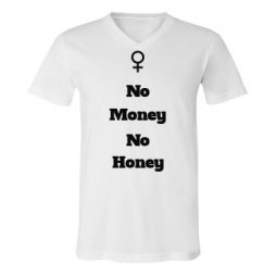 Unisex V-Neck Jersey Tee