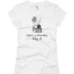 Ladies Slim Fit Basic Promo Jersey Tee