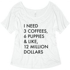 3 Coffees, 6 Puppies & Like