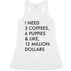 Ladies Flowy Racerback Tank