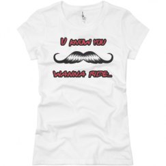 Ladies Slim Fit Basic Promo Jersey Tee