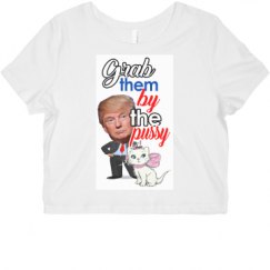 Ladies Slim Fit Crop Top Tee