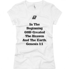 Ladies Slim Fit Basic Promo Jersey Tee