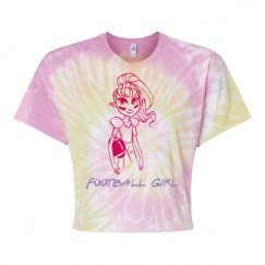 Women's Tie Dye Crop Top Tee