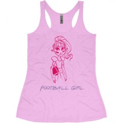 Ladies Slim Fit Super Soft Racerback Triblend Tank