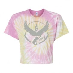 Women's Tie Dye Crop Top Tee